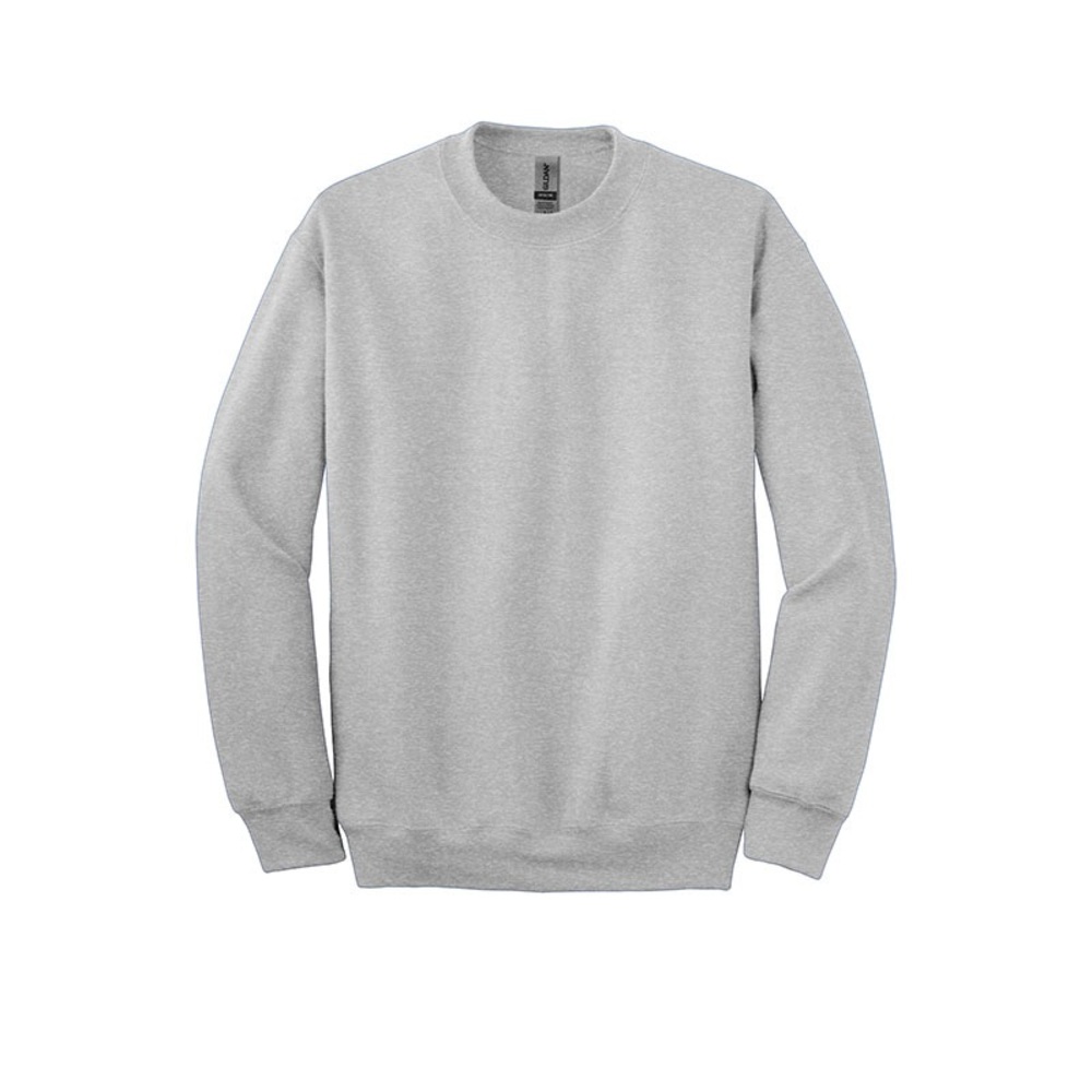 Gildan Dry Blend Classic Heathered Gray Unisex Crewneck Large